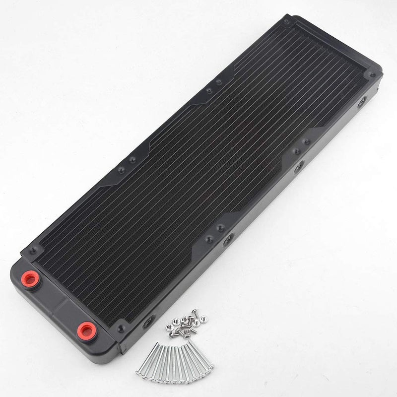 BXQINLENX 18 Pipe Aluminum Heat Exchanger Radiator for PC CPU CO2 Laser Water Cool System Computer 360mm(B) - Image 2